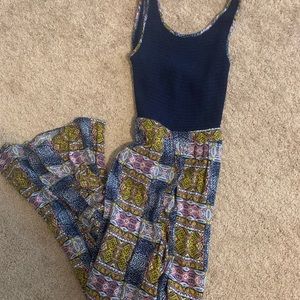 XS Aztec Print Jumpsuit